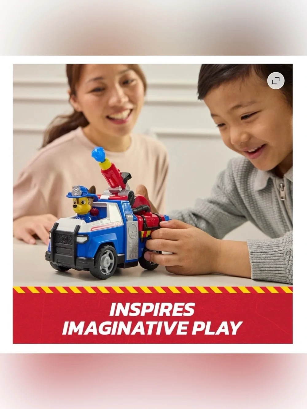 PAW Patrol Fire Rescue: Chase Rescue Fire Cruiser with Figure, Launcher & Access